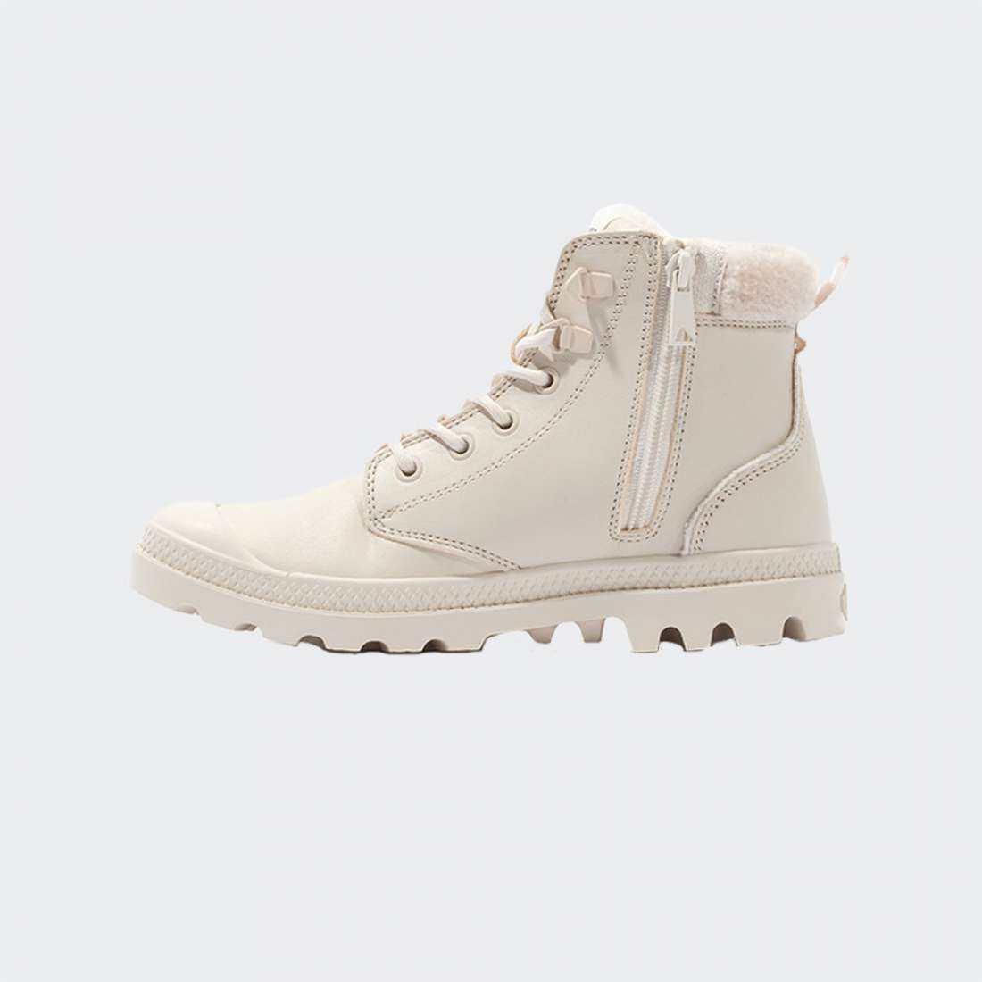 BOTAS PALLADIUM PAMPA HI ALMOND MILK