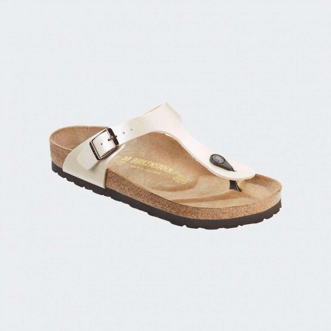 SANDÁLIAS BIRKENSTOCK GIZEH GRACEFUL PEARL WHITE