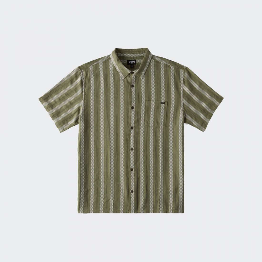 CAMISA BILLABONG SUNDAYS JACQUARD DARK OLIVE