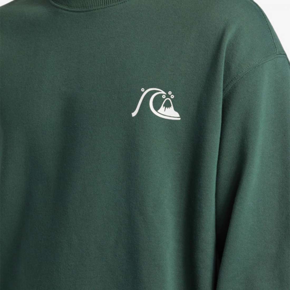 SWEATSHIRT QUIKSILVER DNA BUBBLE LOGO FOREST