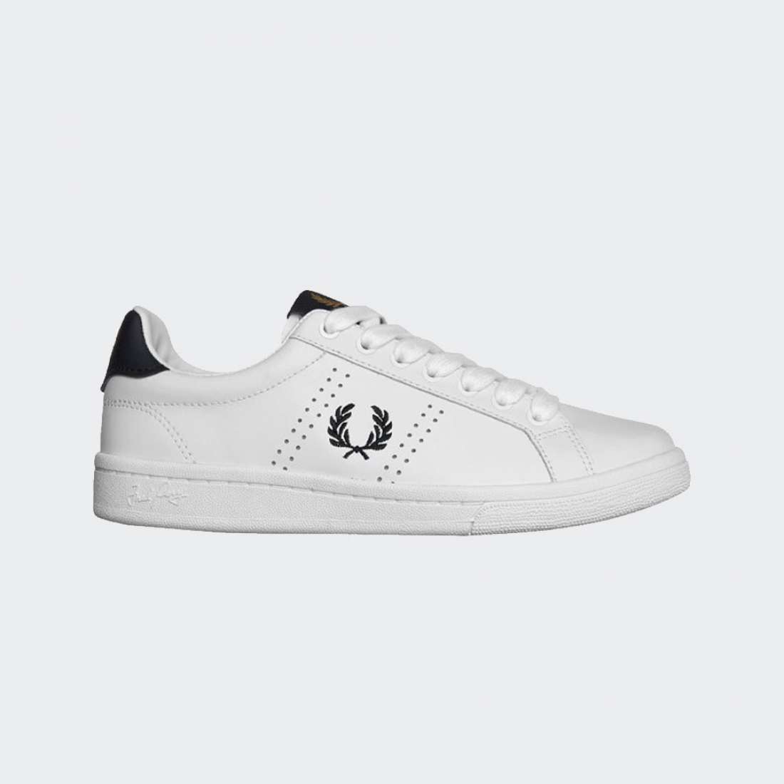 FRED PERRY B721 LEATHER WHITE