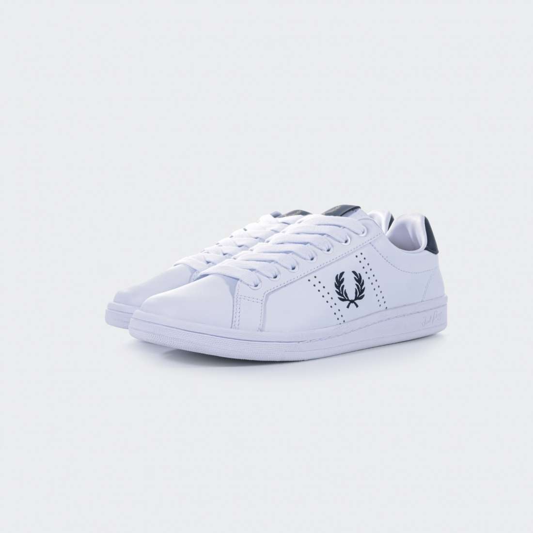 FRED PERRY B721 LEATHER WHITE