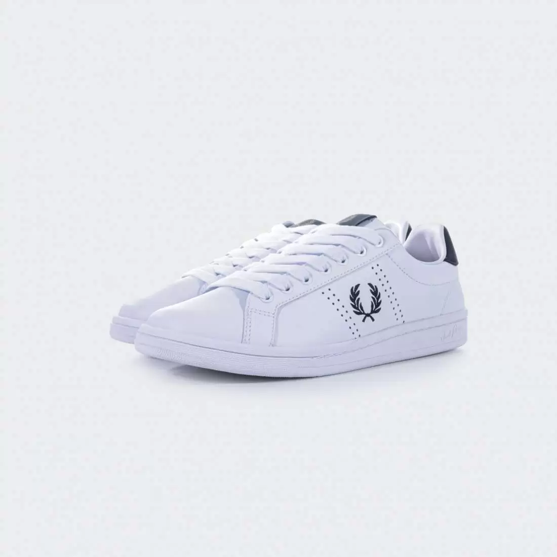 FRED PERRY B721 LEATHER WHITE