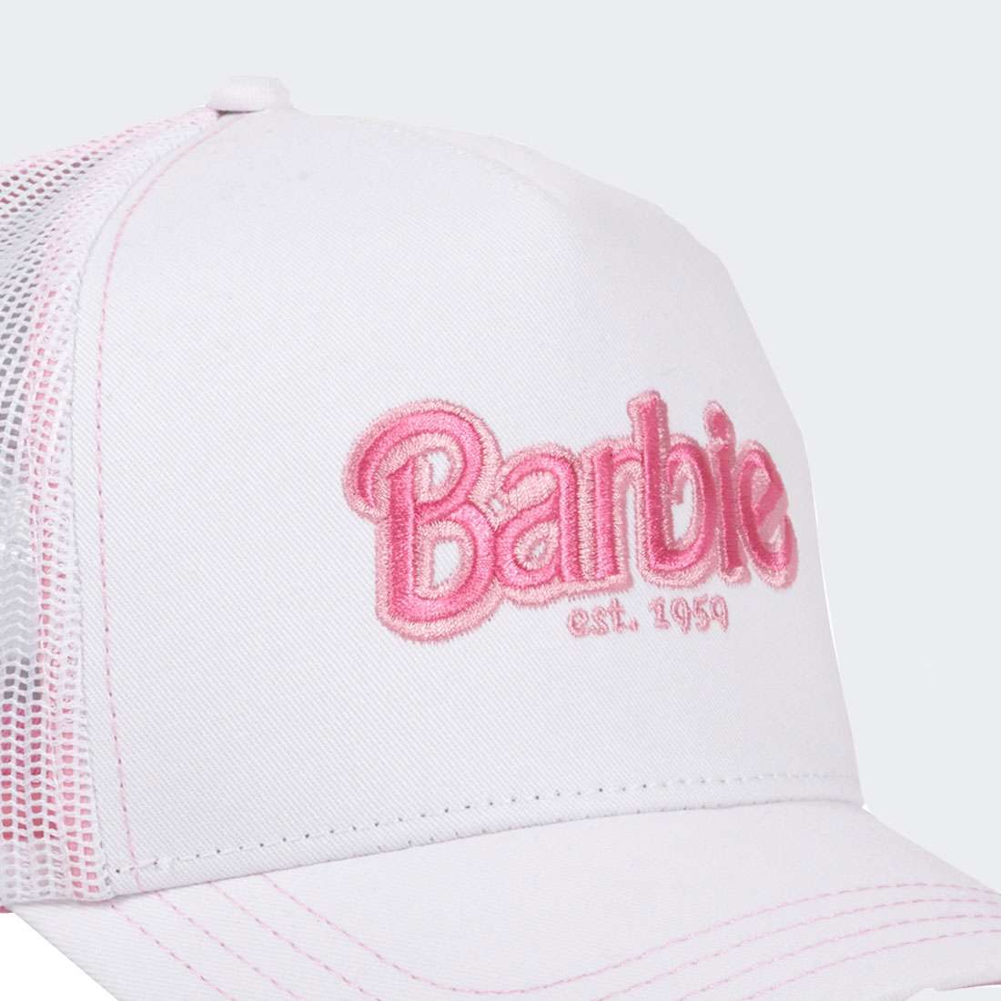 BONÉ CAPS LAB BARBIE WHITE/PINK