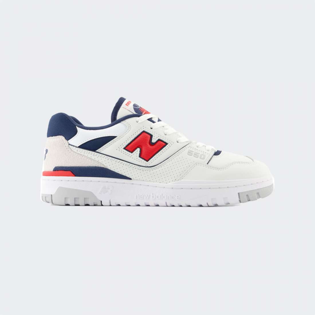 NEW BALANCE 550 WHITE/TRUE RED