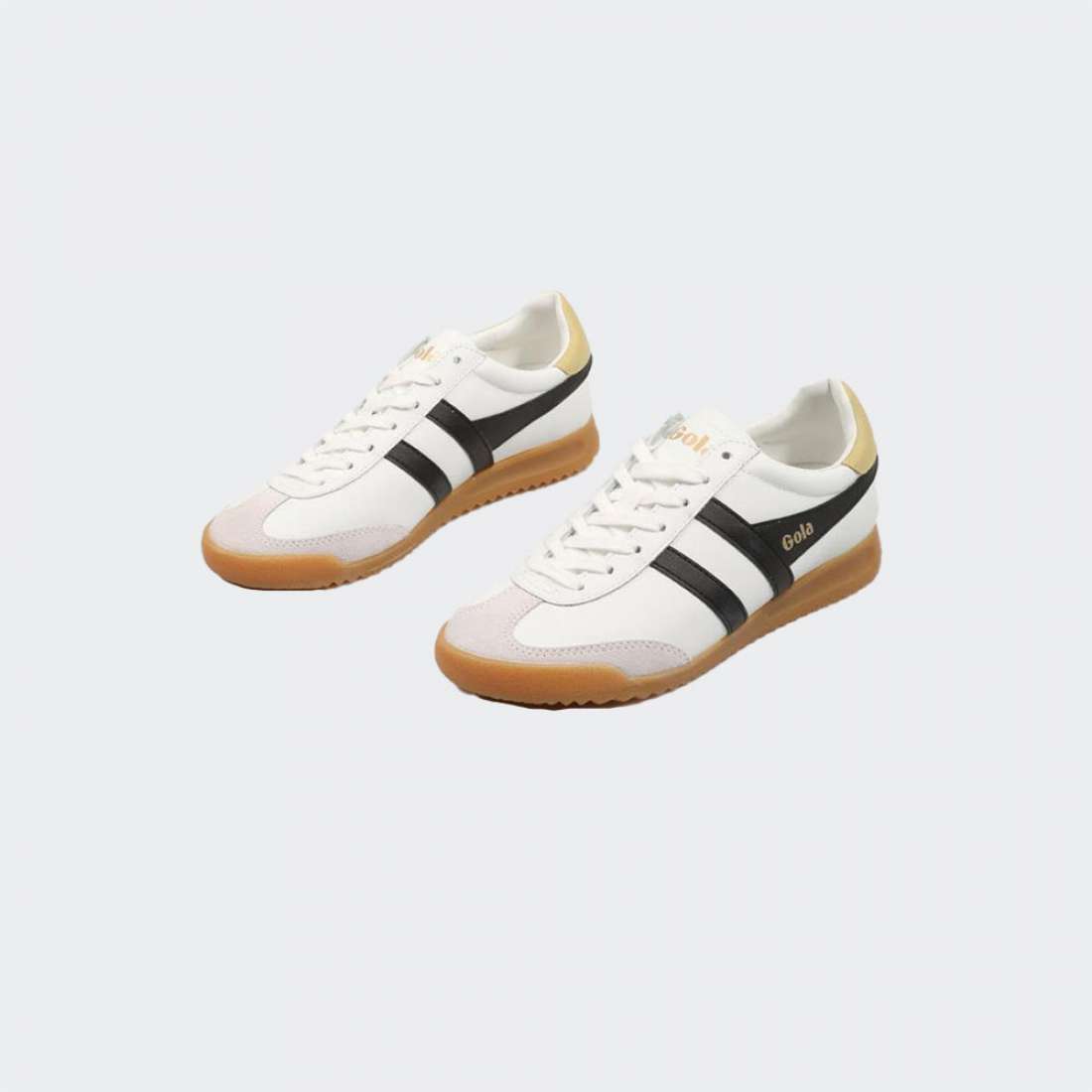 GOLA TORPEDO LEATHER OFF WHITE/BLACK/GOLD