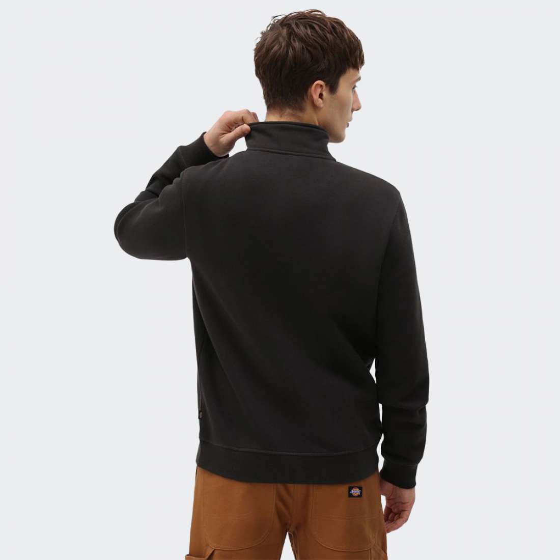 SWEATSHIRT DICKIES OAKPORT QUARTER ZIP BLACK