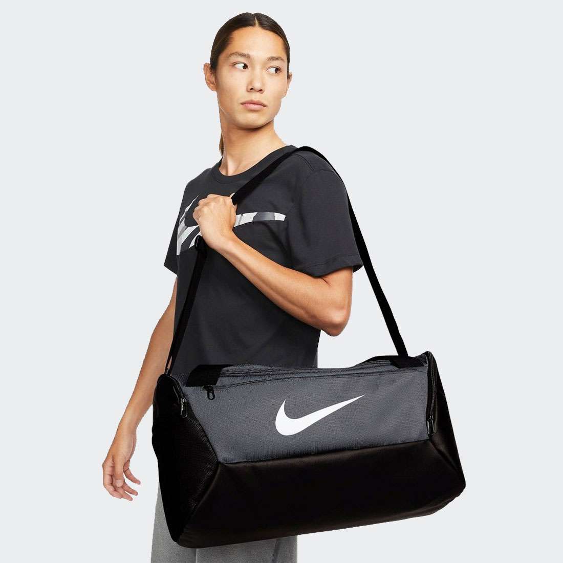 SACO NIKE BRASILIA 9.5 TRAINING DUFFEL GREY