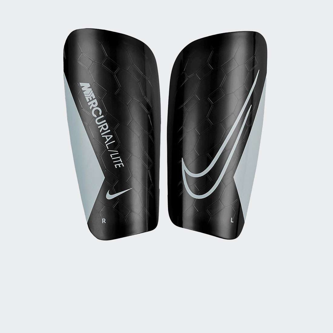 CANELEIRAS DE FUTEBOL NIKE MERCURIAL LITE BLACK/WHITE