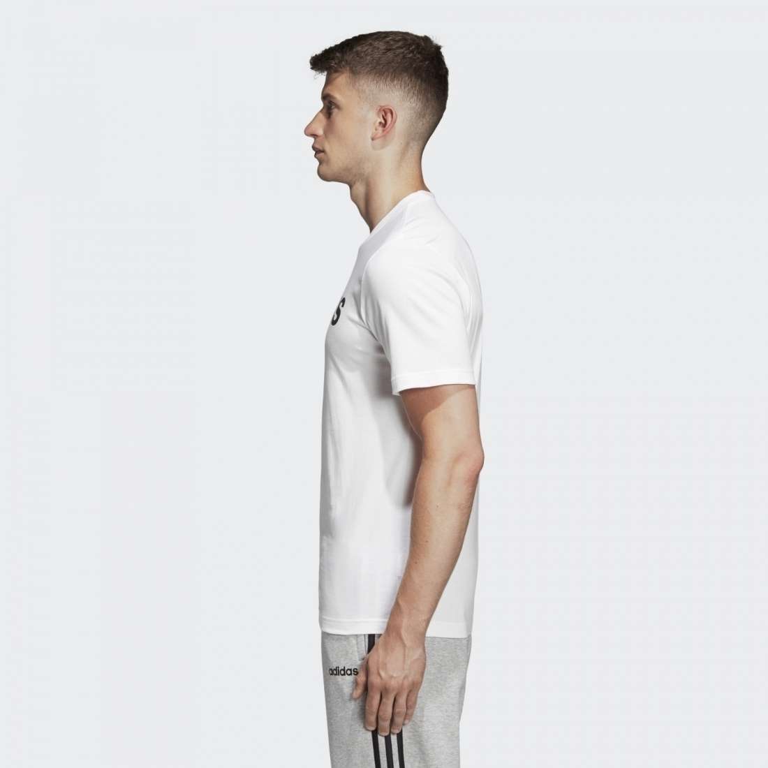 TSHIRT ADIDAS LINEAR ESSENTIALS WHITE/BLACK