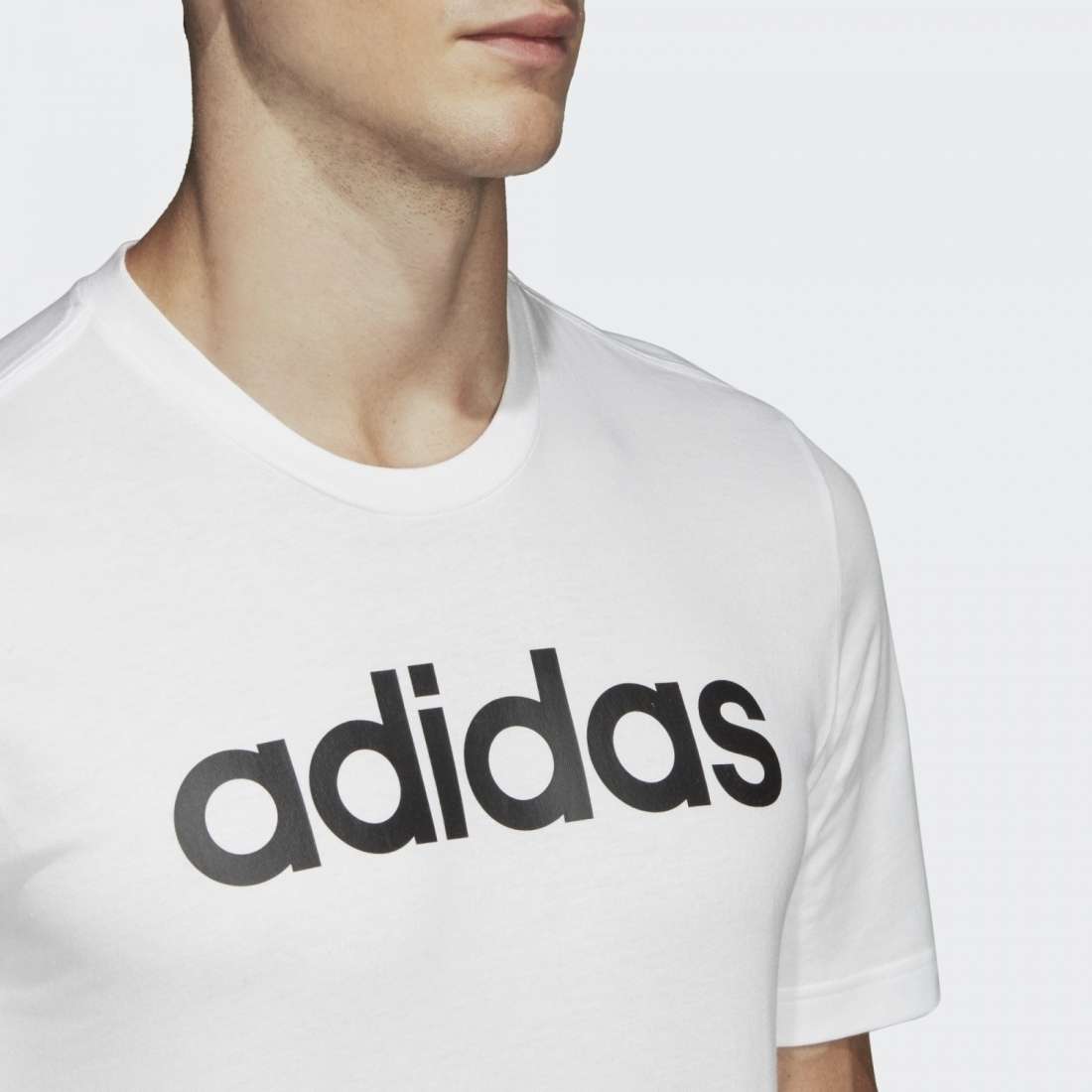 TSHIRT ADIDAS LINEAR ESSENTIALS WHITE/BLACK