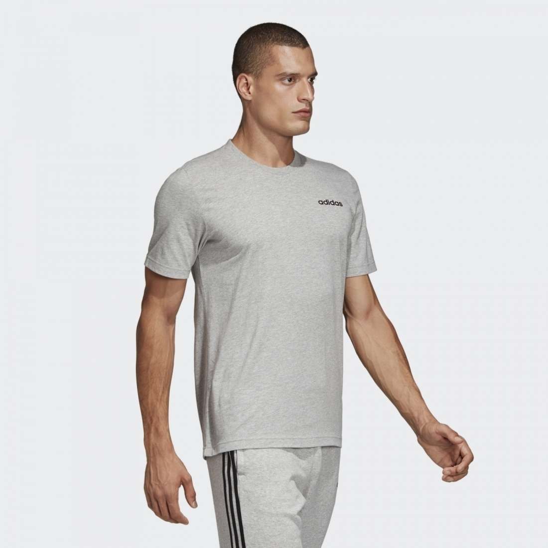 TSHIRT ADIDAS ESSENTIALS  GREY HEATHER / BLACK