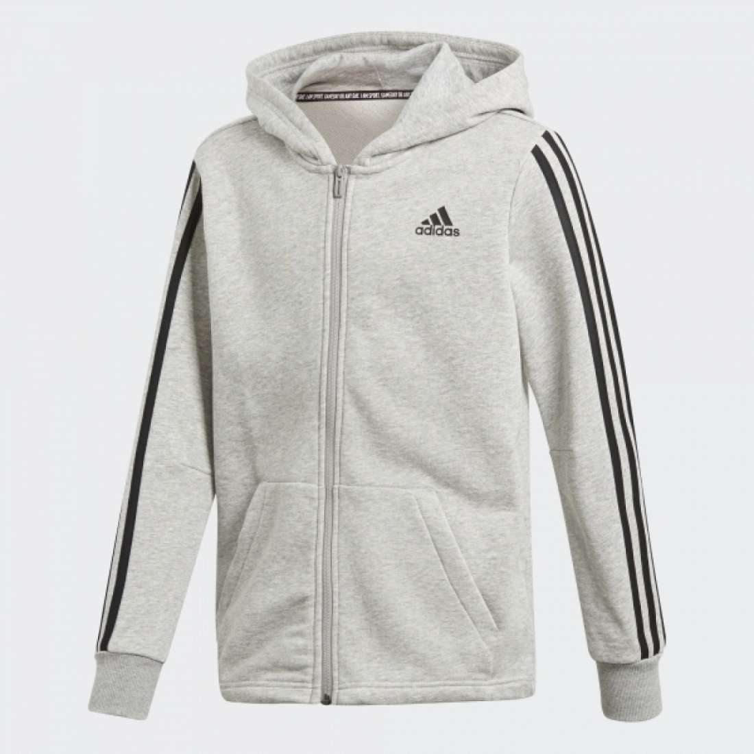 CASACO ADIDAS 3 STRIPES K GREY