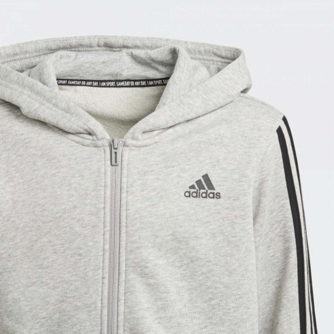 CASACO ADIDAS 3 STRIPES K GREY