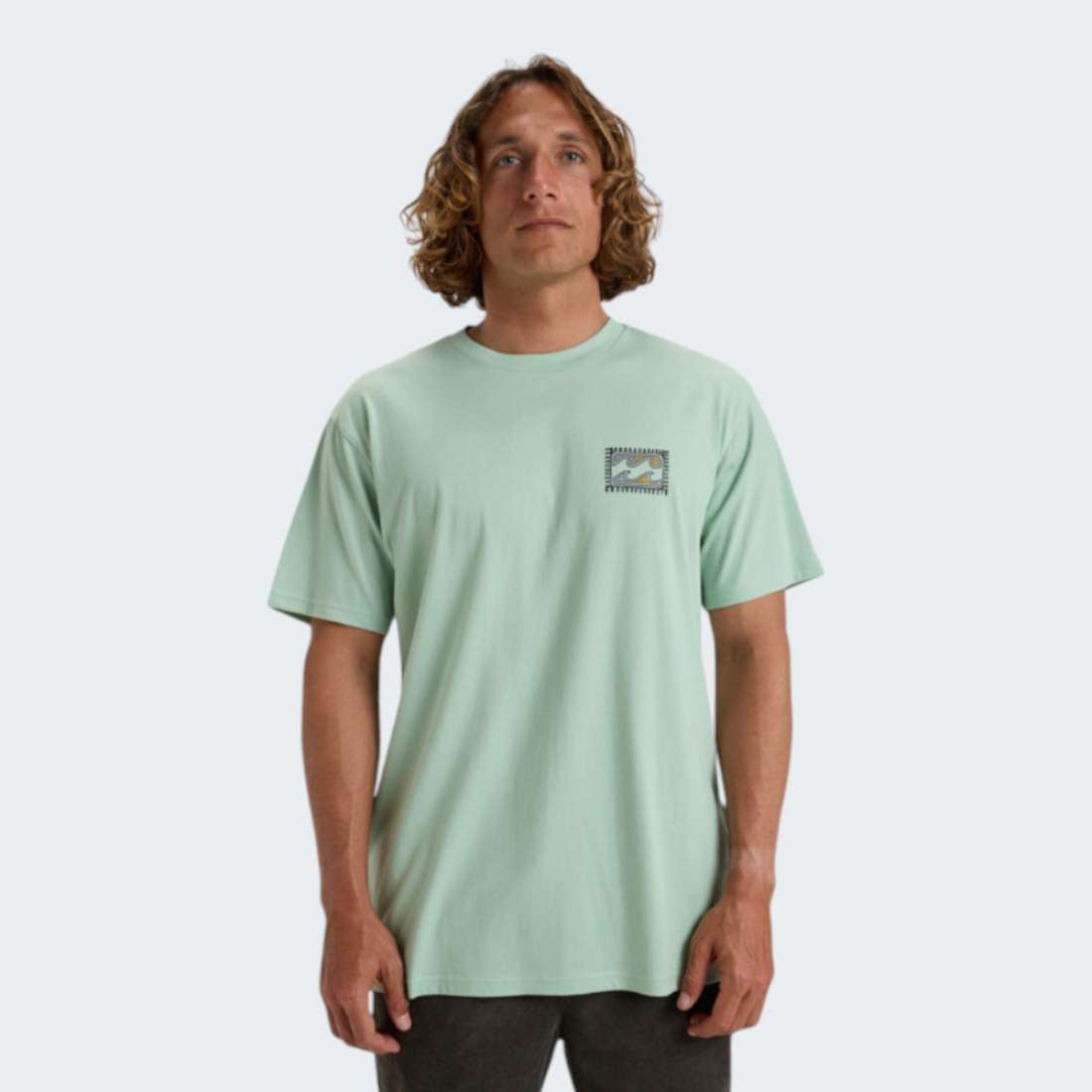 TSHIRT BILLABONG CRAYON WAVE SEAFOAM