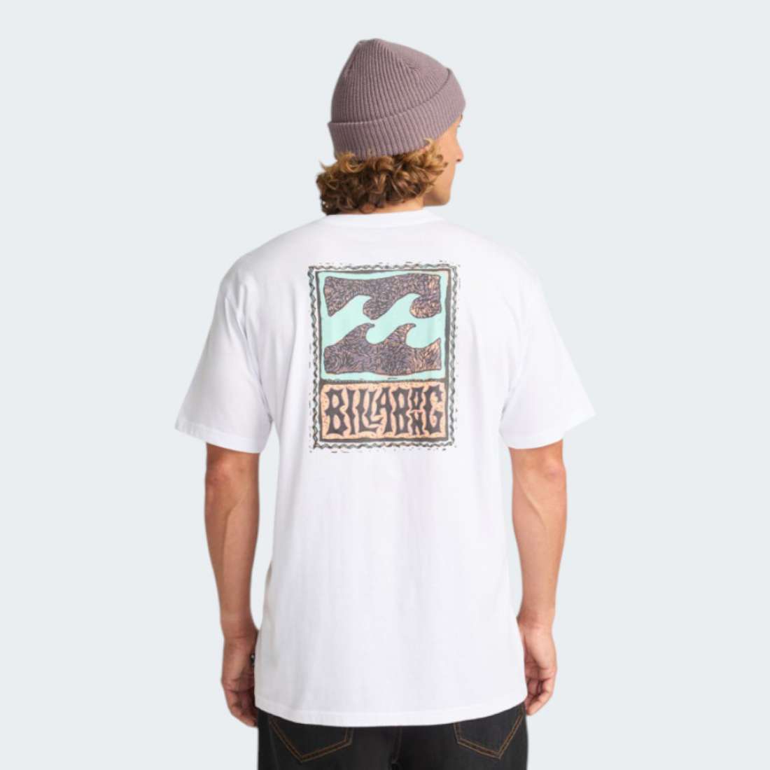 TSHIRT BILLABONG STAMP WHITE