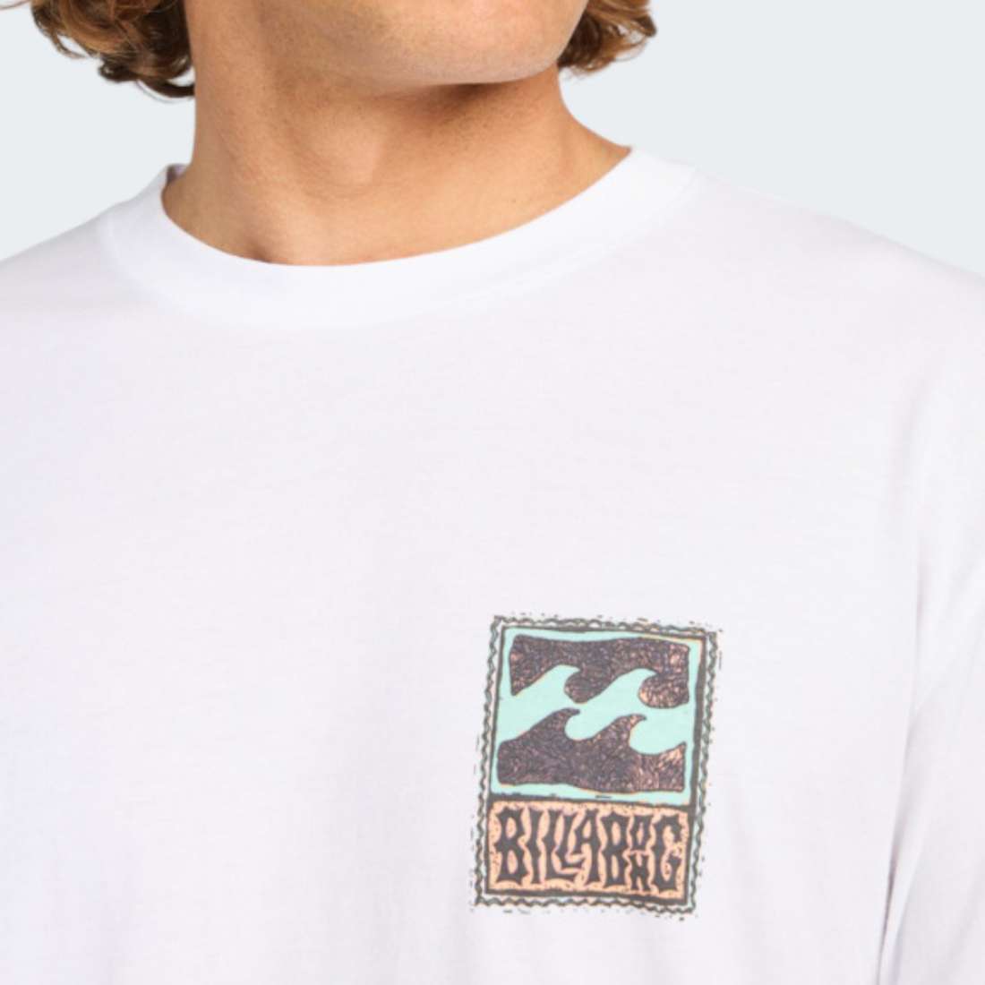 TSHIRT BILLABONG STAMP WHITE