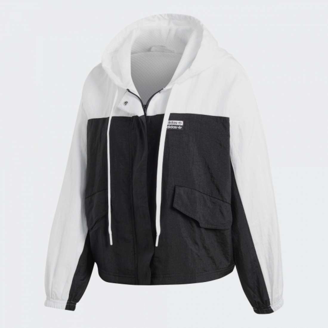 HOODIE ADIDAS WINBREAKER WHITE / BLACK