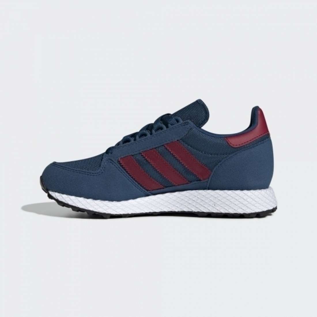 ADIDAS FOREST GROVE J NAVY/RED