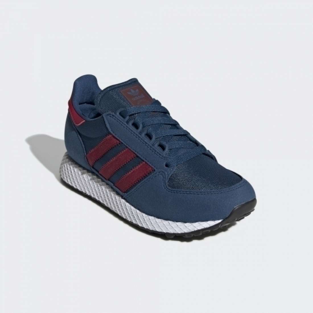 ADIDAS FOREST GROVE J NAVY/RED