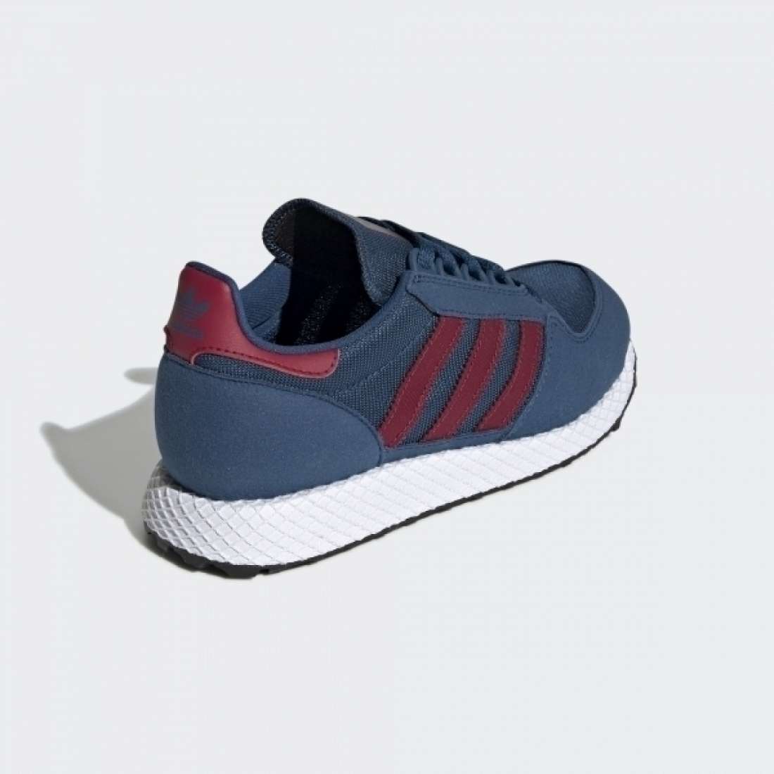 ADIDAS FOREST GROVE J NAVY/RED