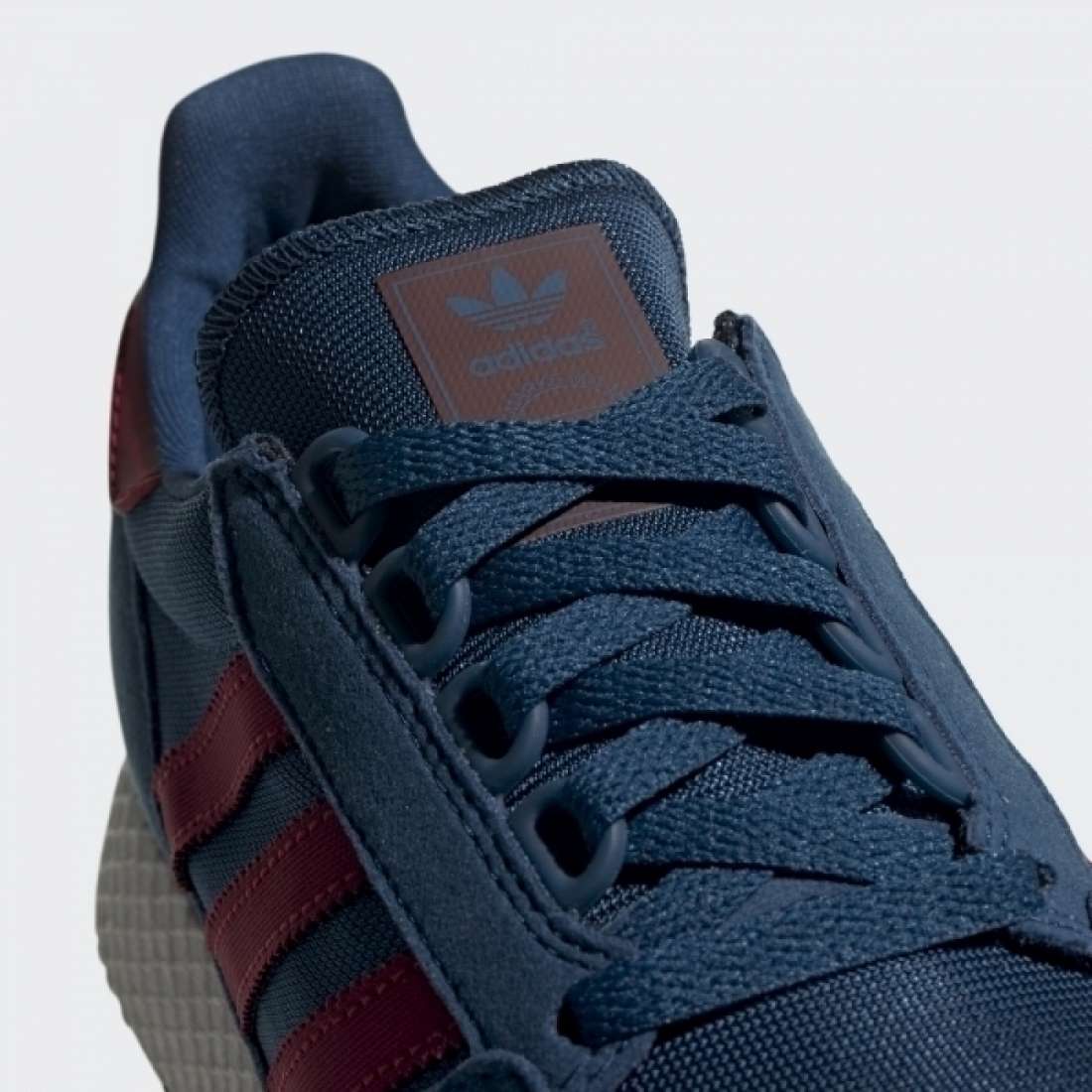 ADIDAS FOREST GROVE J NAVY/RED