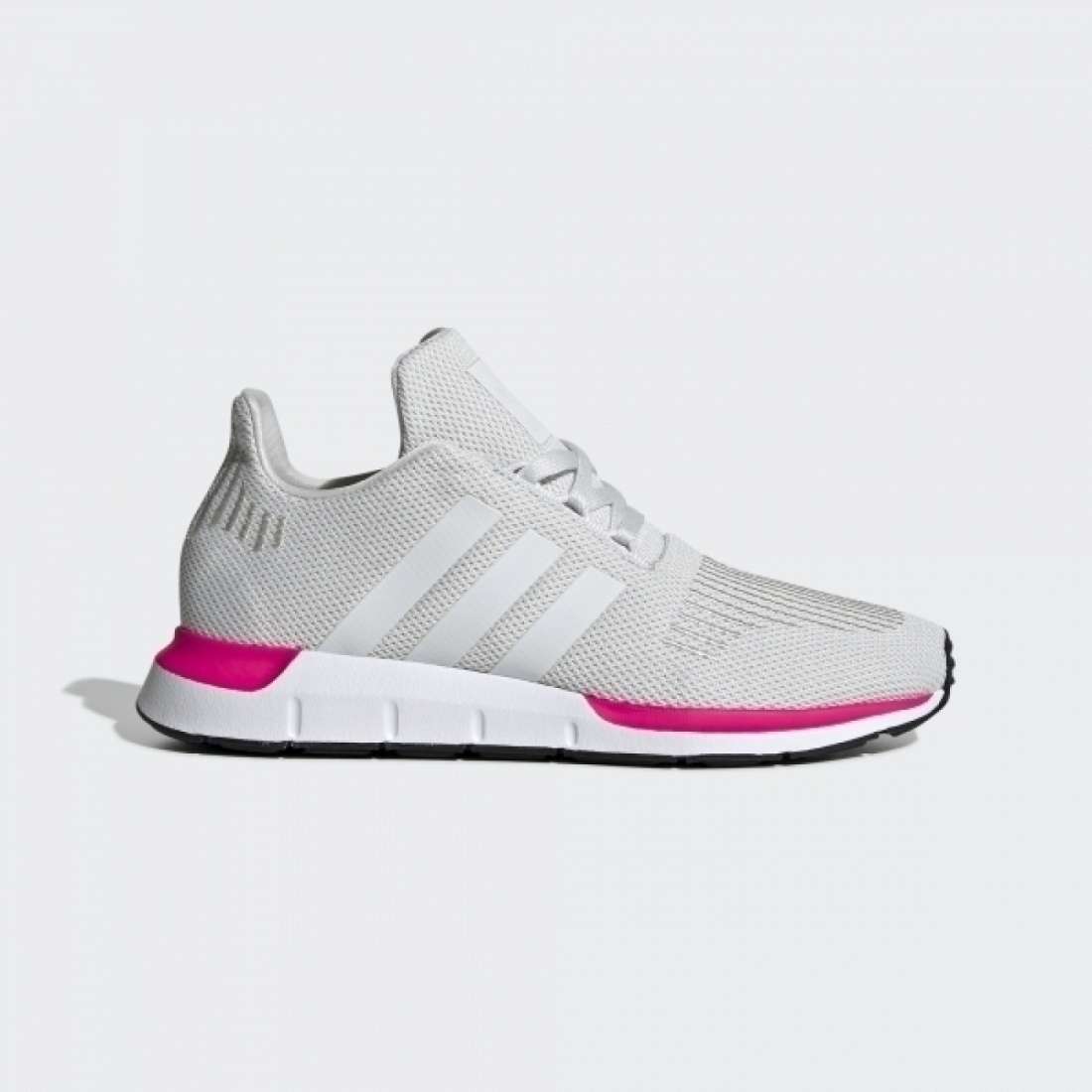 ADIDAS SWIFT RUN J CRYSTAL WHITE / CORE BLACK