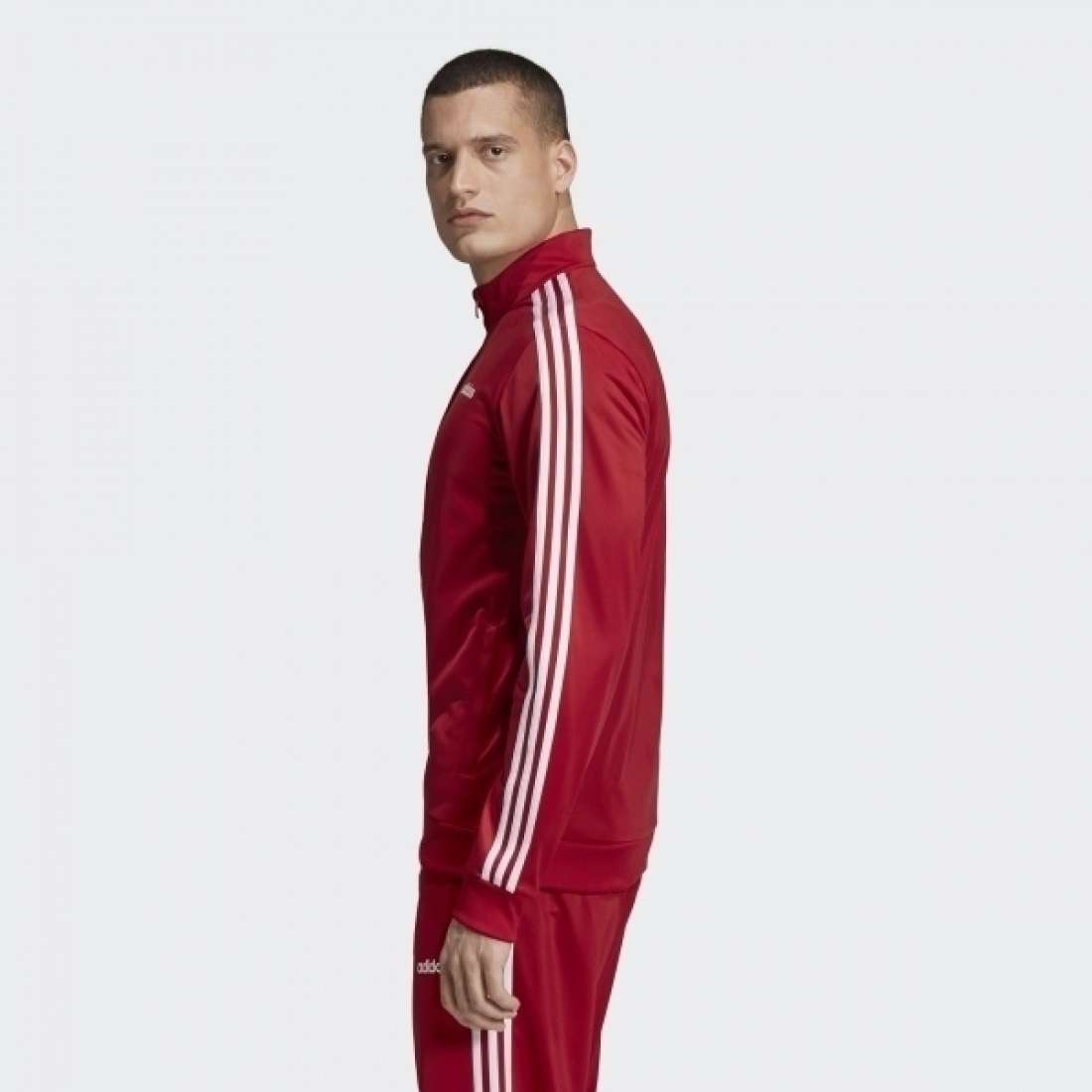 T-SHIRT ADIDAS ESSENTIALS 3 STRIPES MAROON ATIVO