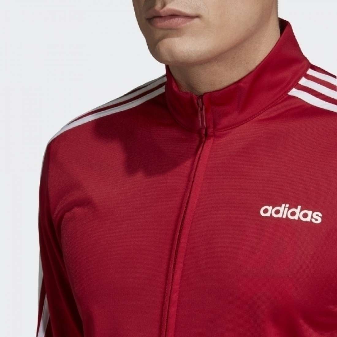 T-SHIRT ADIDAS ESSENTIALS 3 STRIPES MAROON ATIVO