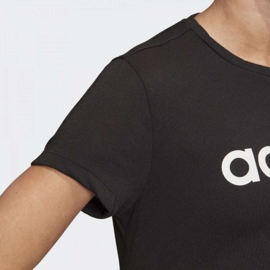 TSHIRT ADIDAS CROPPED W BLACK/WHITE