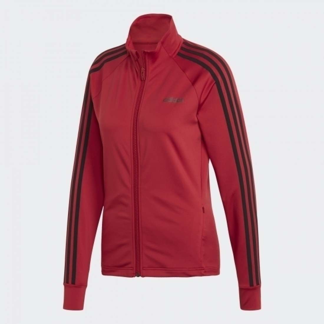 CASACO ADIDAS 3 STRIPES RED/BLACK