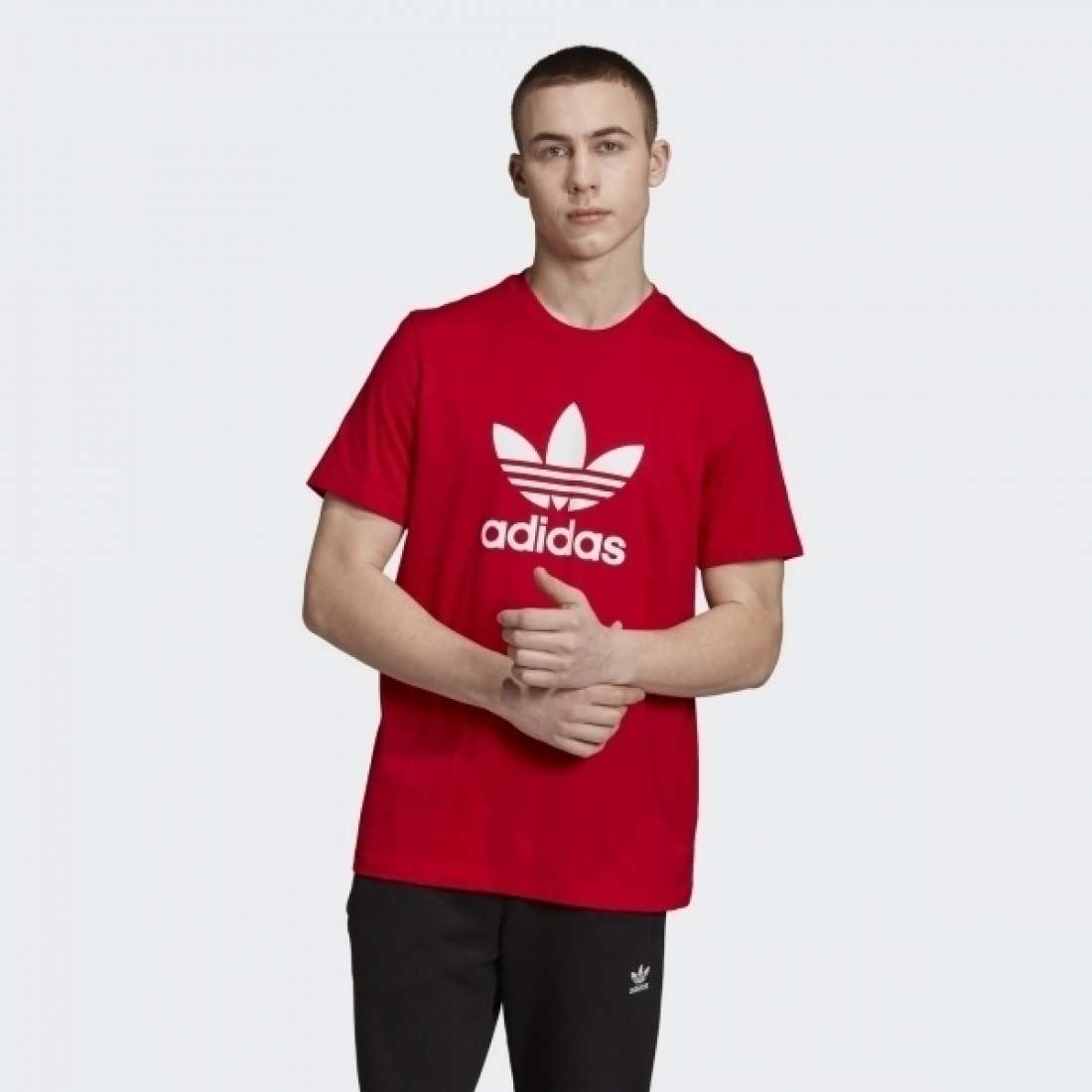 TSHIRT ADIDAS TREFOIL RED