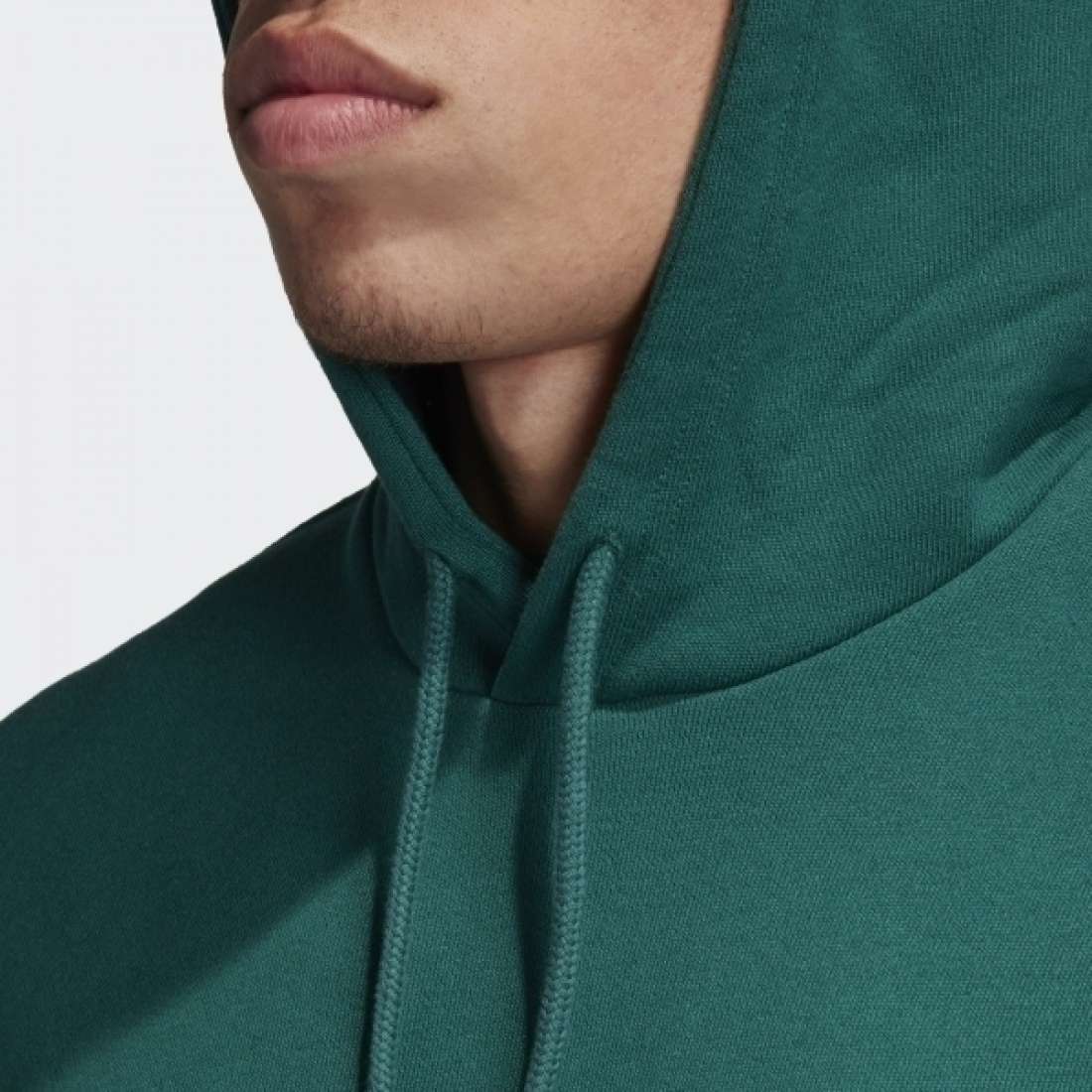 HOODIE ADIDAS TREFOIL NOBLE GREEN / WHITE