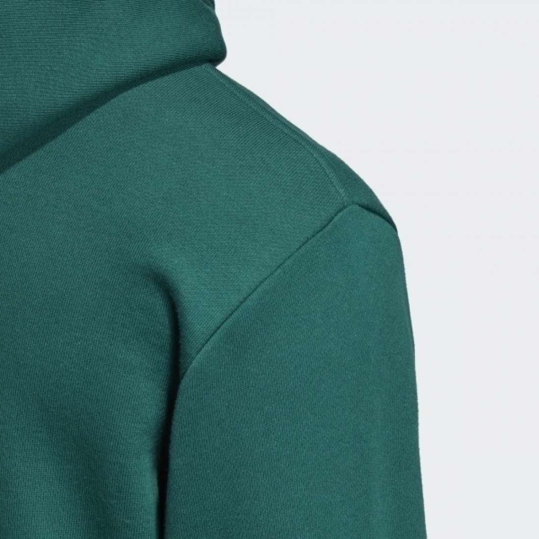 HOODIE ADIDAS TREFOIL NOBLE GREEN / WHITE