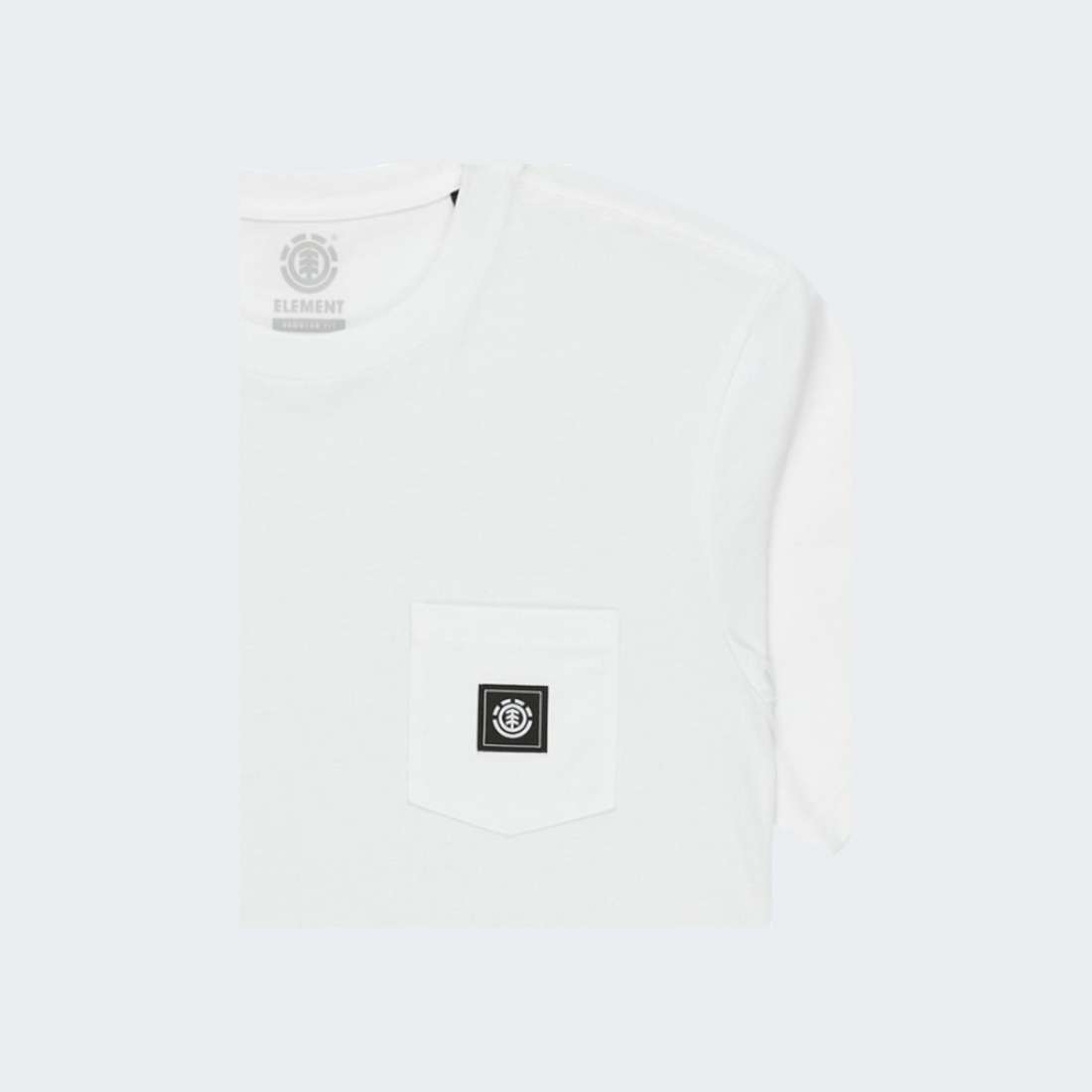 TSHIRT ELEMENT BASIC POCKET OPTIC WHITE