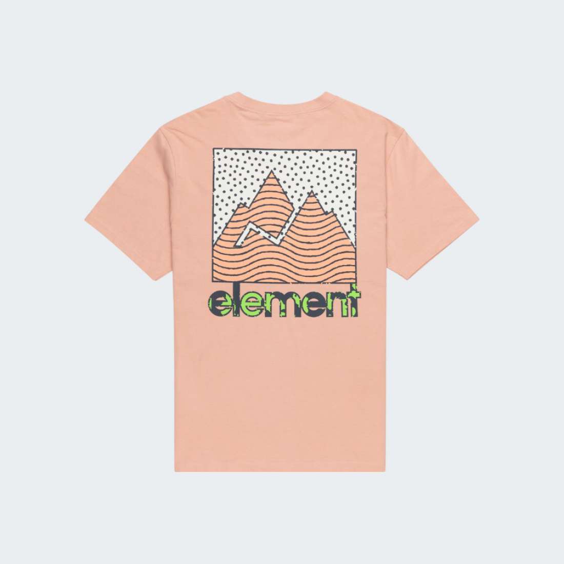 TSHIRT ELEMENT JOINT TEXTURE MISTY ROSE