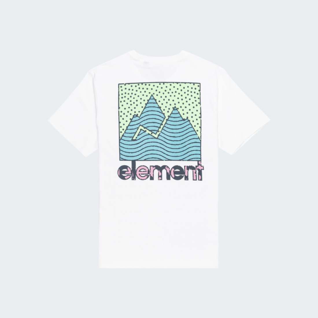 TSHIRT ELEMENT JOINT TEXTURE OPTIC WHITE