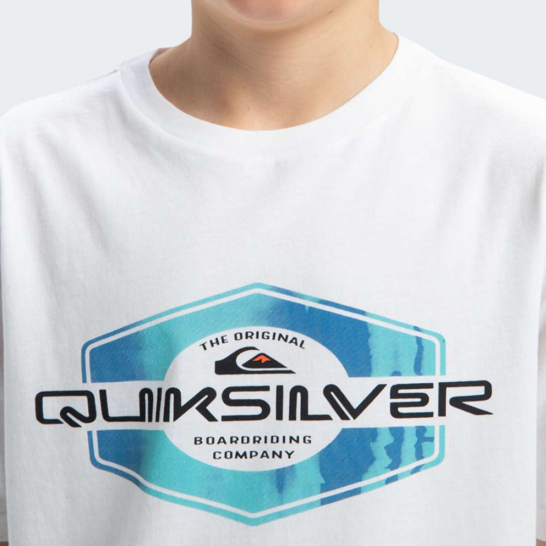 TSHIRT QUIKSILVER LOCKED WHITE