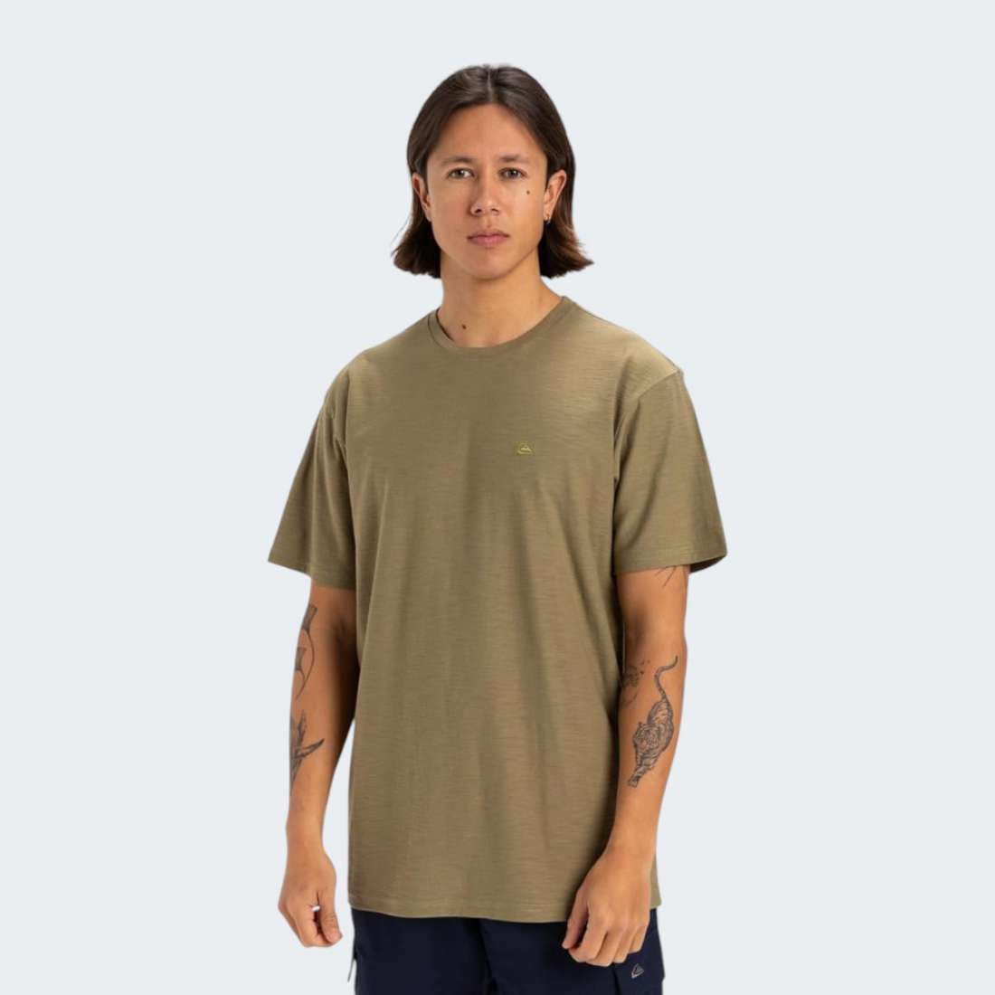 TSHIRT QUIKSILVER SLUB ROUNDNECK ALOE