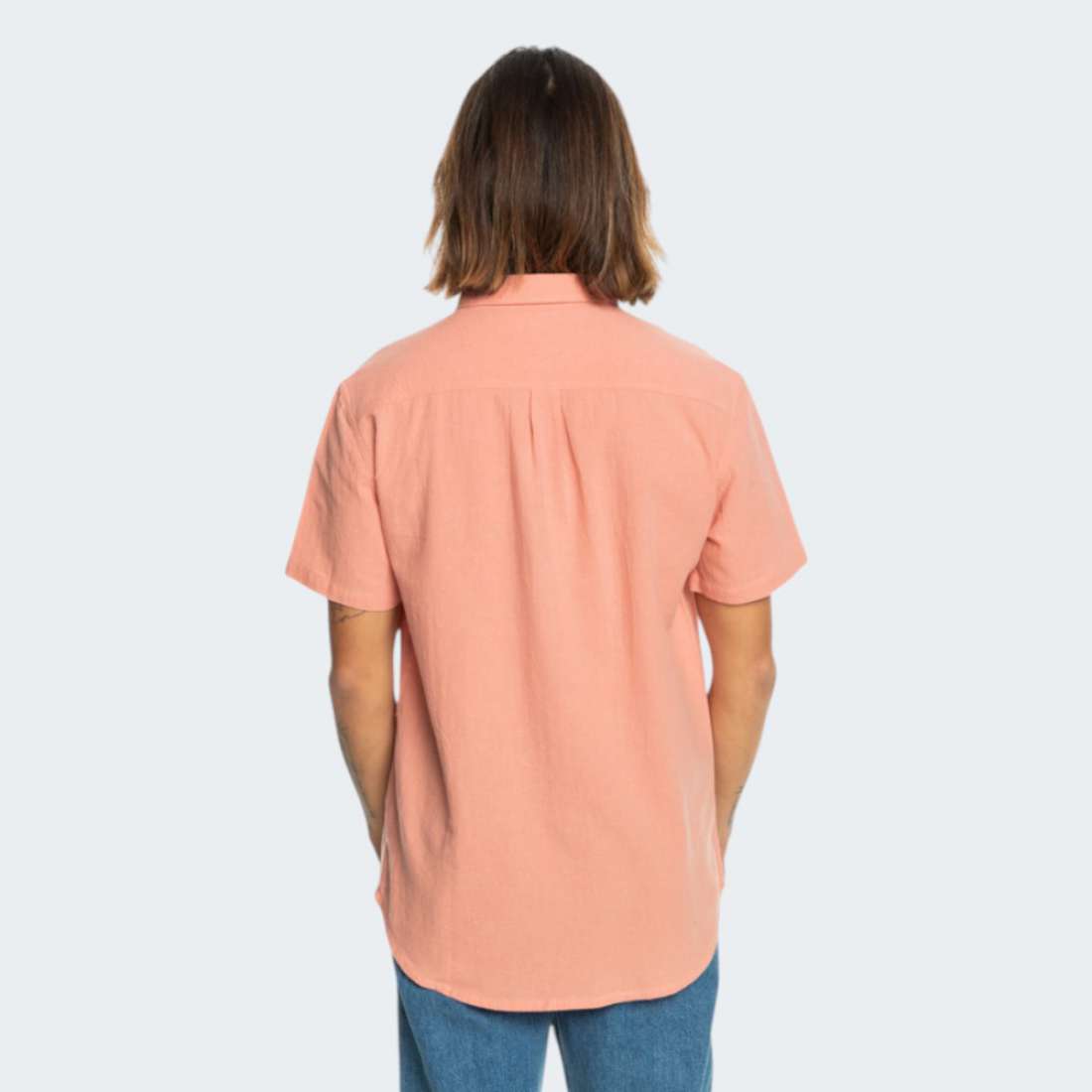 CAMISA QUIKSILVER TIME BOX PEACH PARFAIT