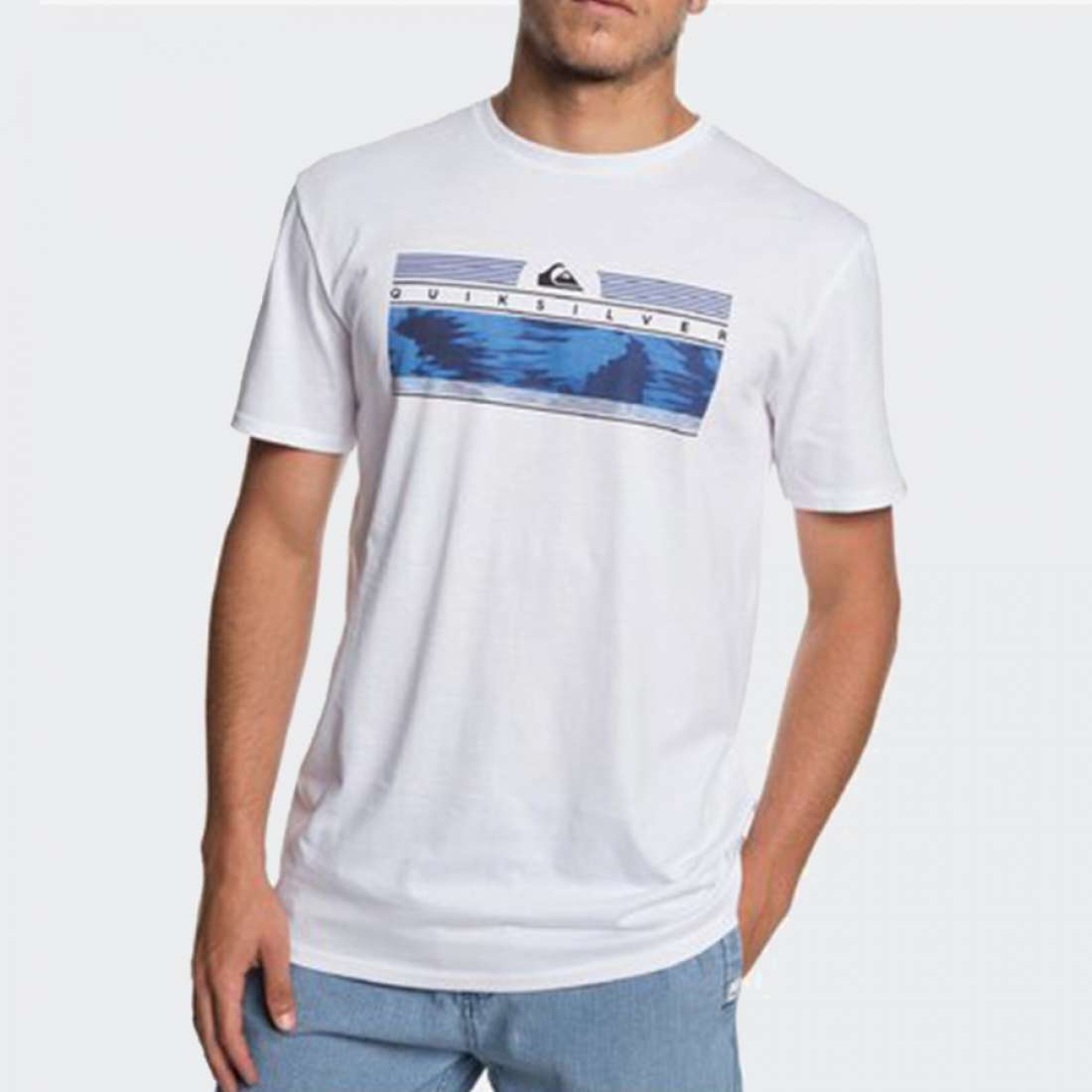 TSHIRT QUIKSILVER JUNGLESS WHITE