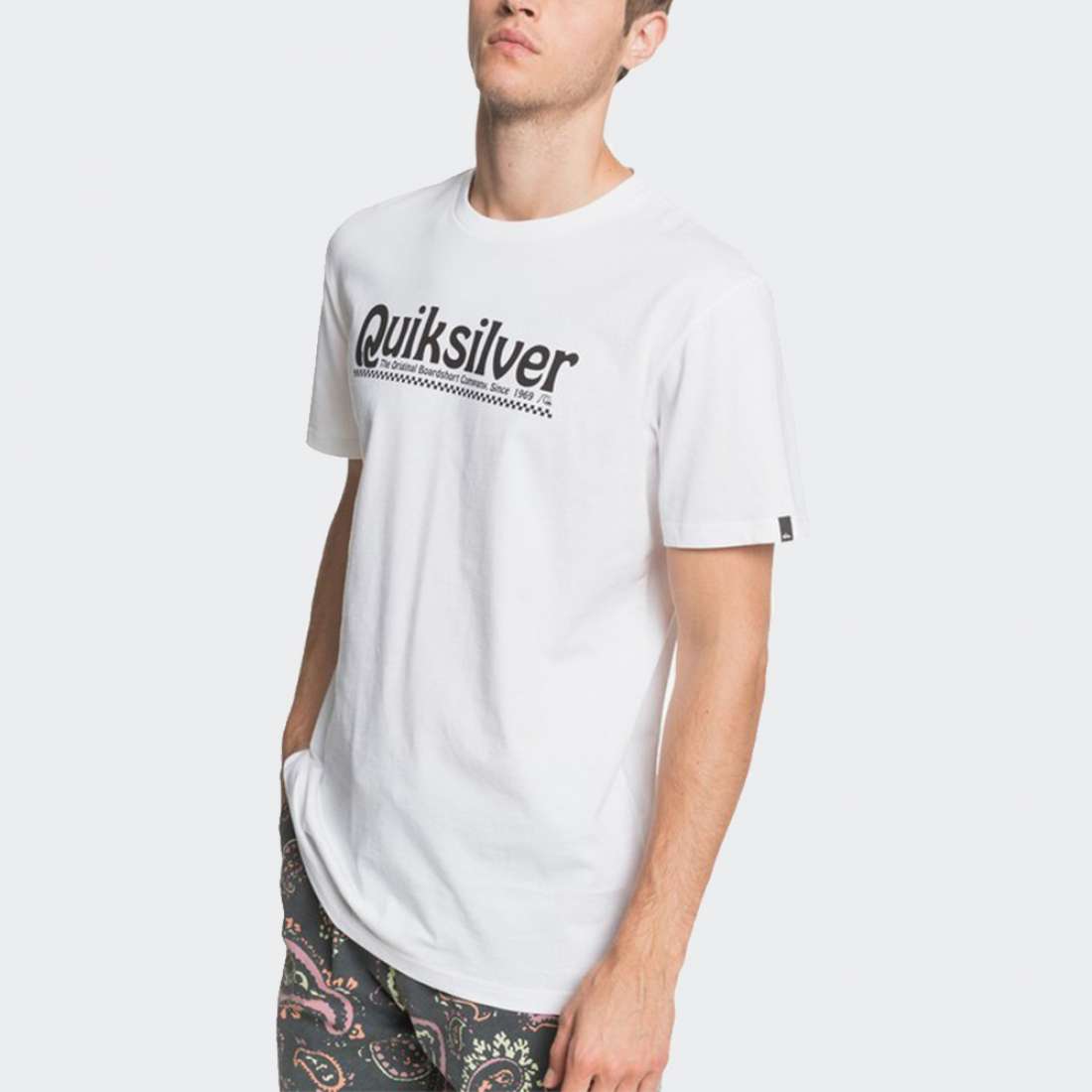 TSHIRT QUIKSILVER NEW SLANG WHITE