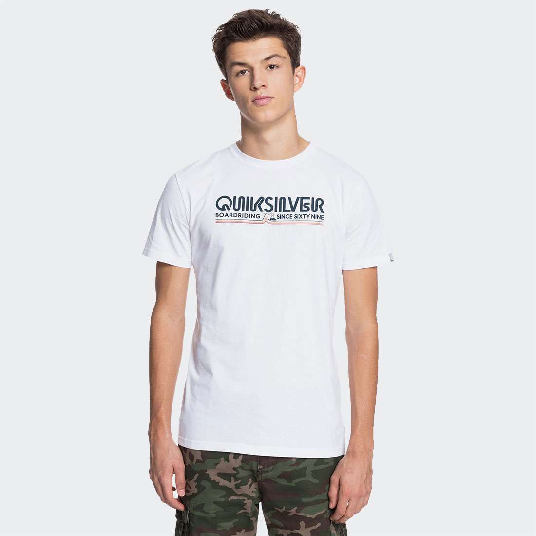 T-SHIRT QUIKSILVER LIKE GOLD WHITE