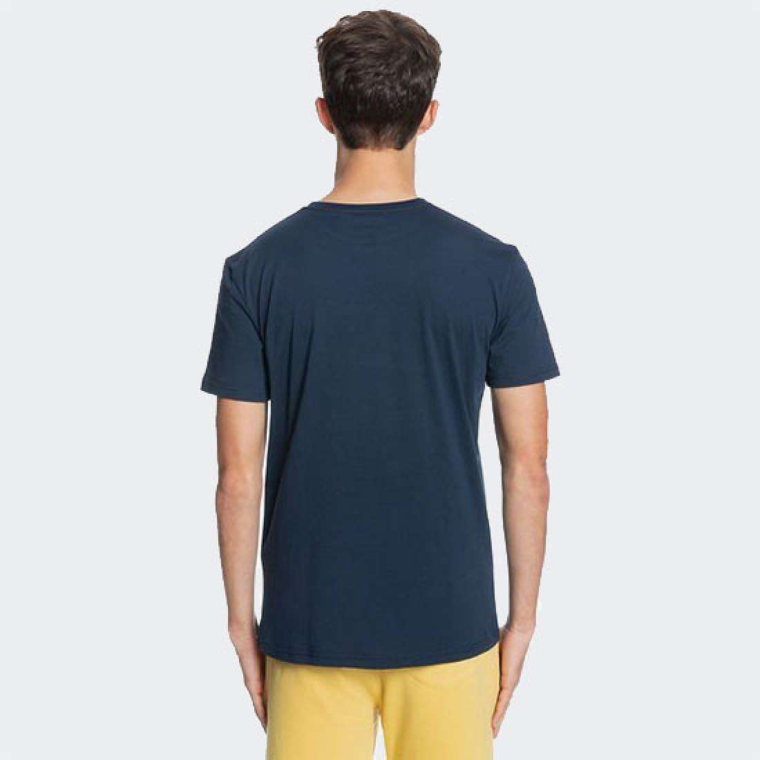 T-SHIRT QUIKSILVER HARD WIRED NAVY