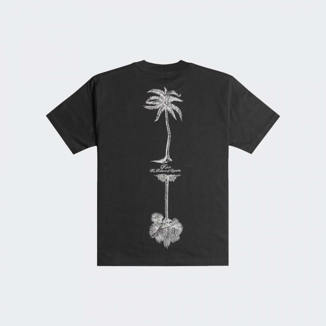 TSHIRT RVCA TIGER STYLE WASHED BLACK