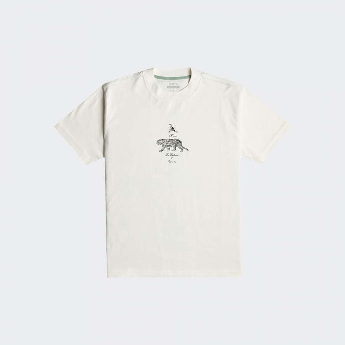 TSHIRT RVCA TIGER STYLE SALT