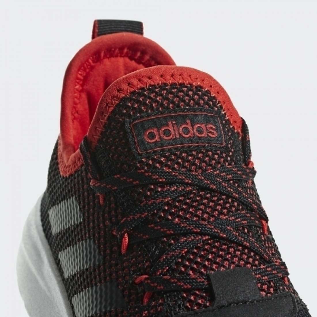 ADIDAS LITE RACER REBORN K CORE BLACK / ACTIVE RED