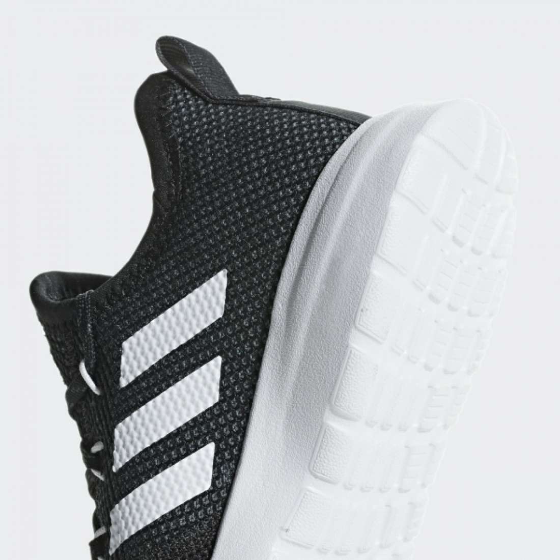 ADIDAS LITE RACER REBORN K CORE BLACK / CLOUD WHITE / GREY SIX