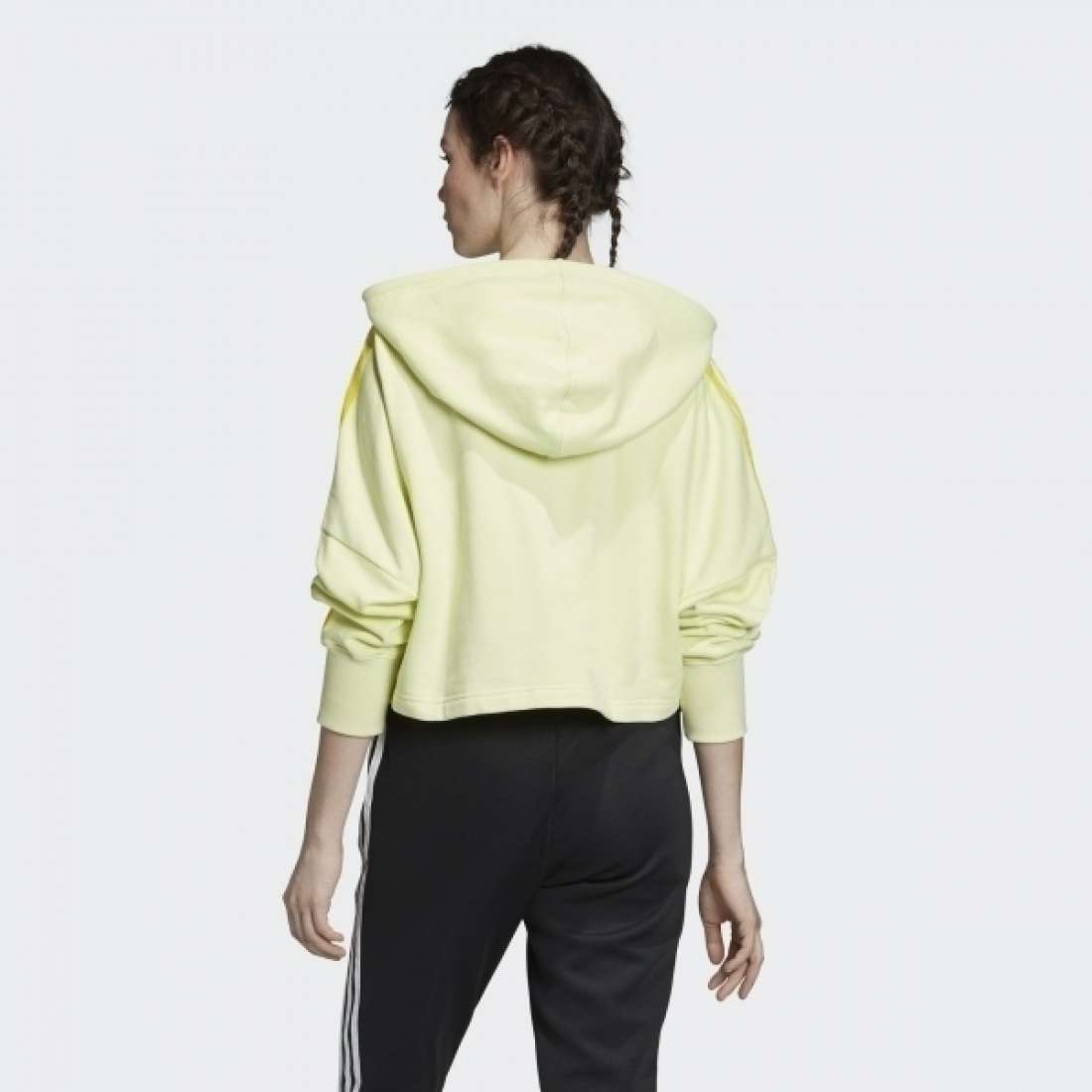 HOODIE ADIDAS CROPPED ICE YELLOW