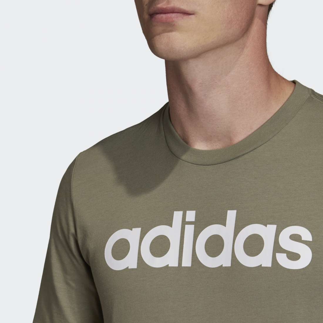 TSHIRT ADIDAS ESSENTIALS LINEAR LEGACY GREEN / WHITE